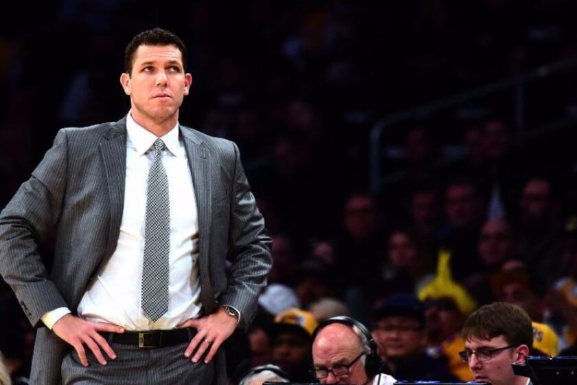 Lakers Coach Luke Walton is unsure what the NBA is accomplishing with one-game trips more than one time zone away from L.A.
