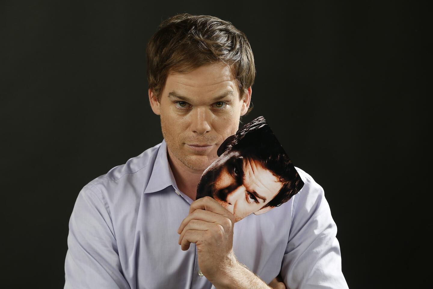 Actor Michael C. Hall plays the coolly charming psychopath at the center of Showtime's "Dexter," set to conclude Sunday after an eight-season run.