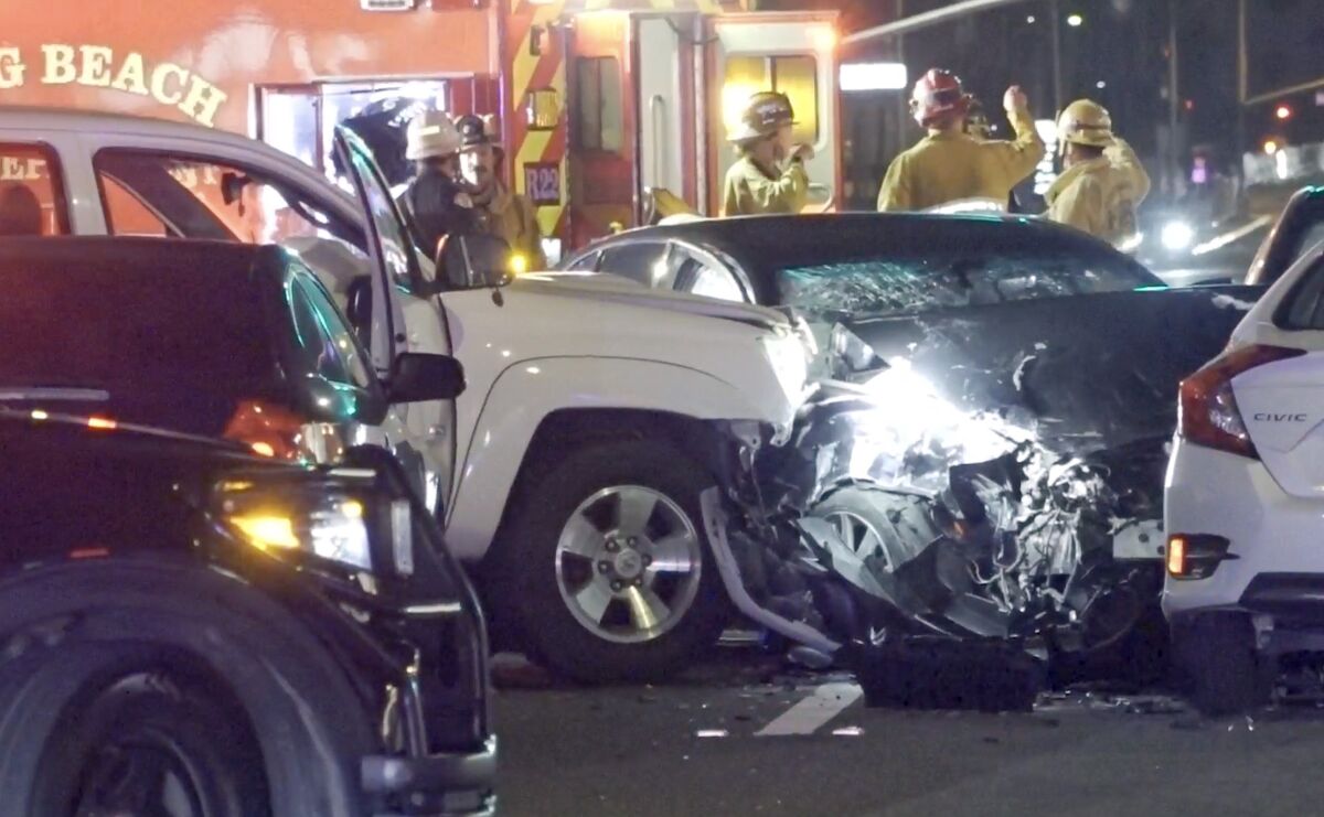 An investigation is underway after a police pursuit ended in a fatal multivehicle collision in Long Beach.