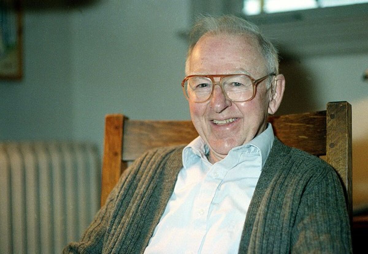 Dr. Edwin Krebs in 1992. He and his colleague, Edmond H. Fischer, discovered phosphorylation a decade before scientists fully understood its importance.