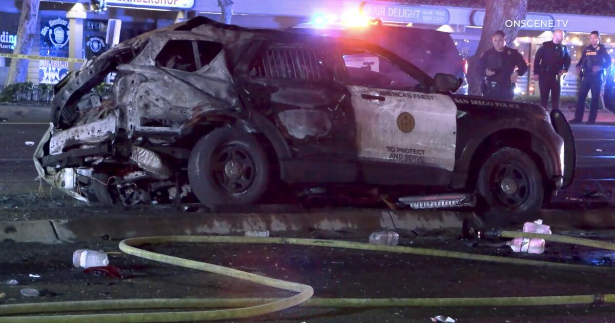 San Diego police pursuit results in crash, killing officer and suspect