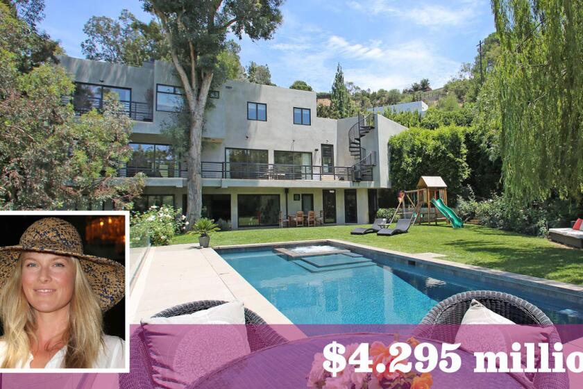 Ali Larter and Hayes MacArthur have relisted their modern three-story home in Hollywood Hills West for $4.295 million.