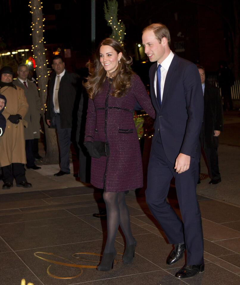 British royals William and Catherine visit New York