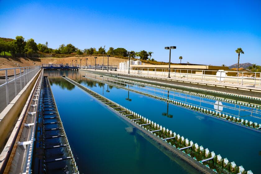 The Lester J. Berglund Water Treatment Plant in Poway. 