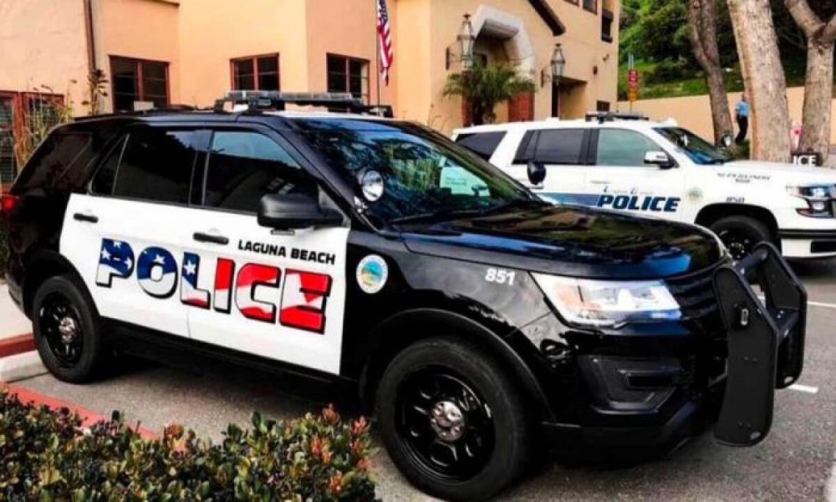 Laguna Beach Police Department vehicle