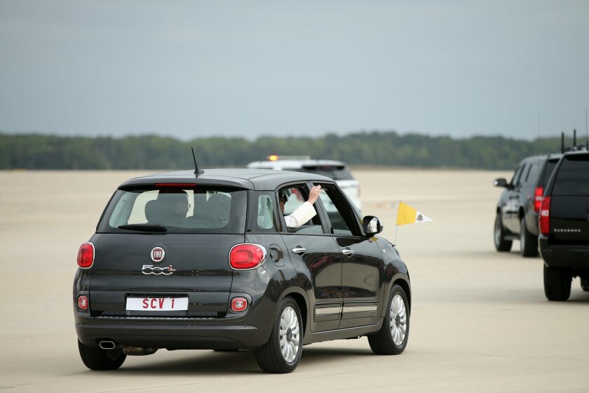 Fiat San Diego >> Pope Conquers America By Fiat The San Diego Union Tribune Fiat San Diego >> Pope Conquers America By Fiat The San Diego Union Tribune