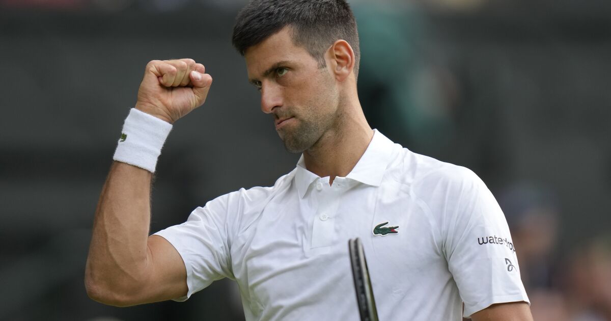 Column: Wimbledon favorite Novak Djokovic is one of tennis’ greats. Try telling that to the fans