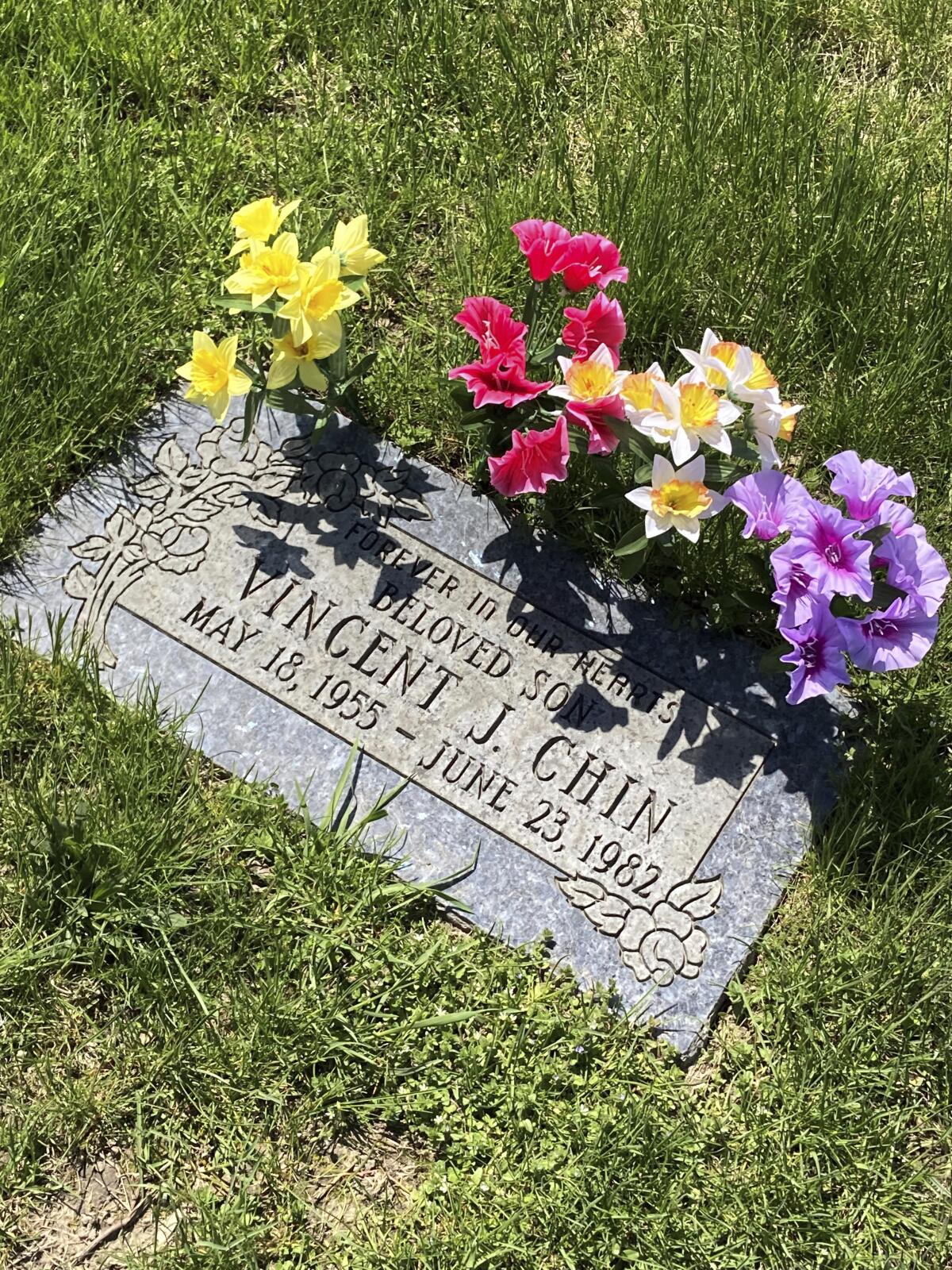 Gravestone of Vincent Chin