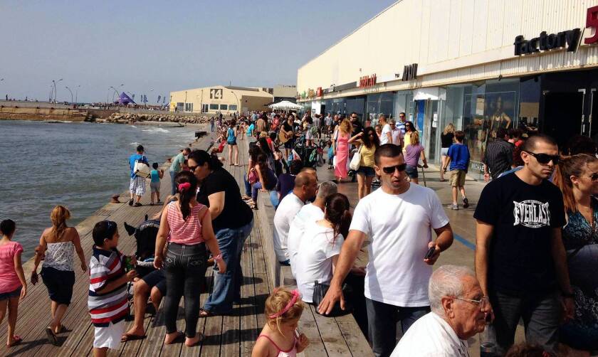 Tel Aviv Port retail promenade has become one of the Israeli city's busiest attractions on Saturdays, despite government restrictions on operating on the Jewish Sabbath.