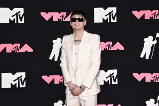 Peso Pluma at MTV Video Music Awards on Tuesday, Sept. 12, 2023, at the Prudential Center in Newark, N.J.