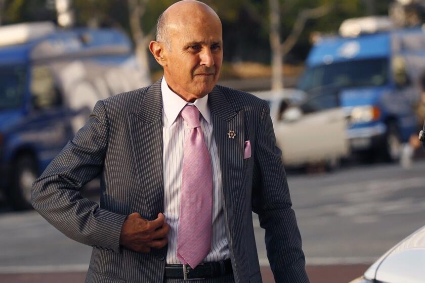 Former Los Angeles County Sheriff Lee Baca in August.