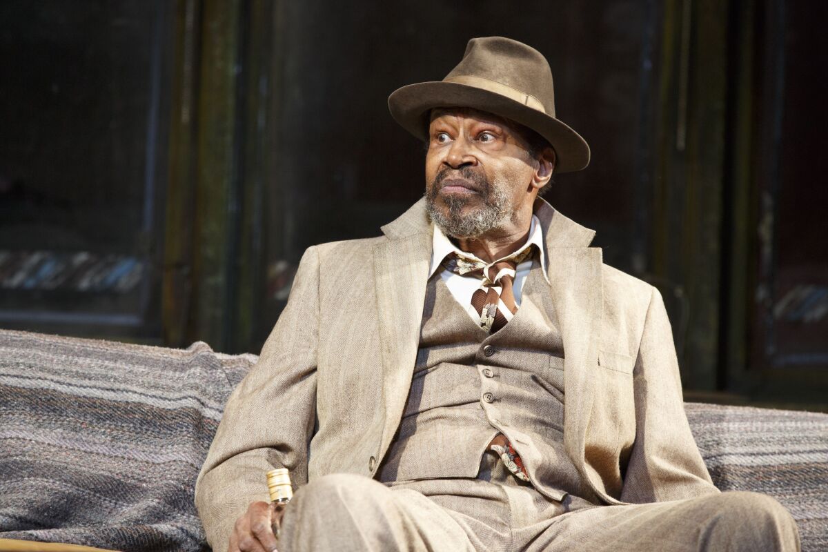 Anthony Chisholm in the Manhattan Theatre Club production of August Wilson’s “Jitney.” 