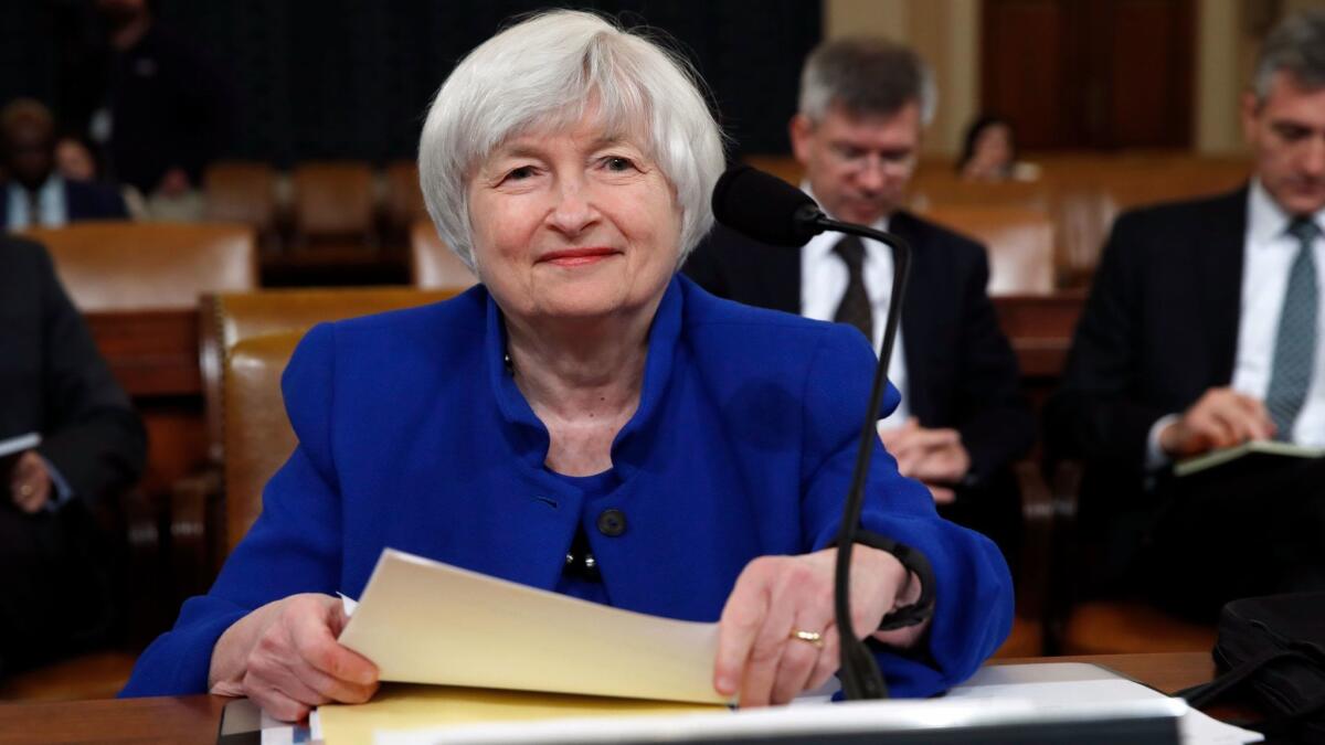 Federal Reserve Chair Janet L. Yellen, shown in November, will hold her last news conference as chairwoman on Wednesday.
