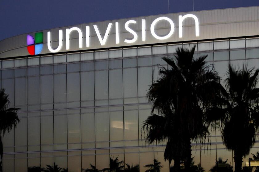 Univision Headquarters, situated at the Howard Hughes Center by the 405 freeway in Los Angeles, is photographed July 28, 2010. (Photo by Ann Johansson/Corbis via Getty Images) ** OUTS - ELSENT, FPG, CM - OUTS * NM, PH, VA if sourced by CT, LA or MoD **