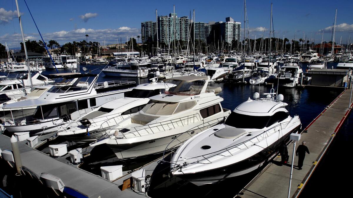 The harbor is home to more than 4,500 boats.