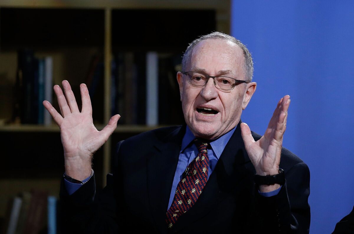 Alan Dershowitz, a lawyer who's had a rocky few years in the public eye, is a sort of house writer for Skyhorse.