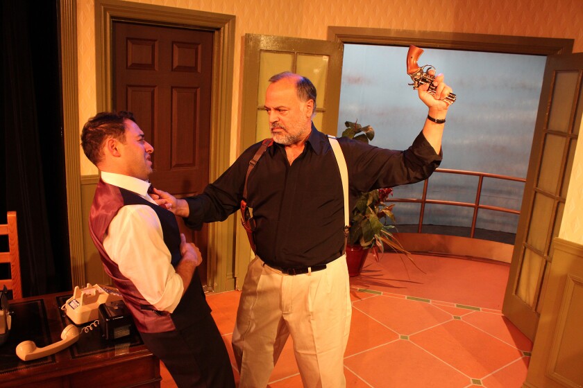 Nick McDow Musleh and George Tovar in "Our Man in Santiago"