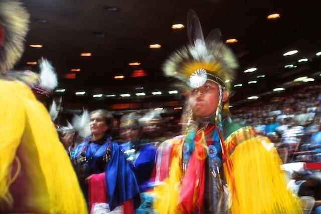 The 1996 Gathering of Nations Powwow in Albuquerque.