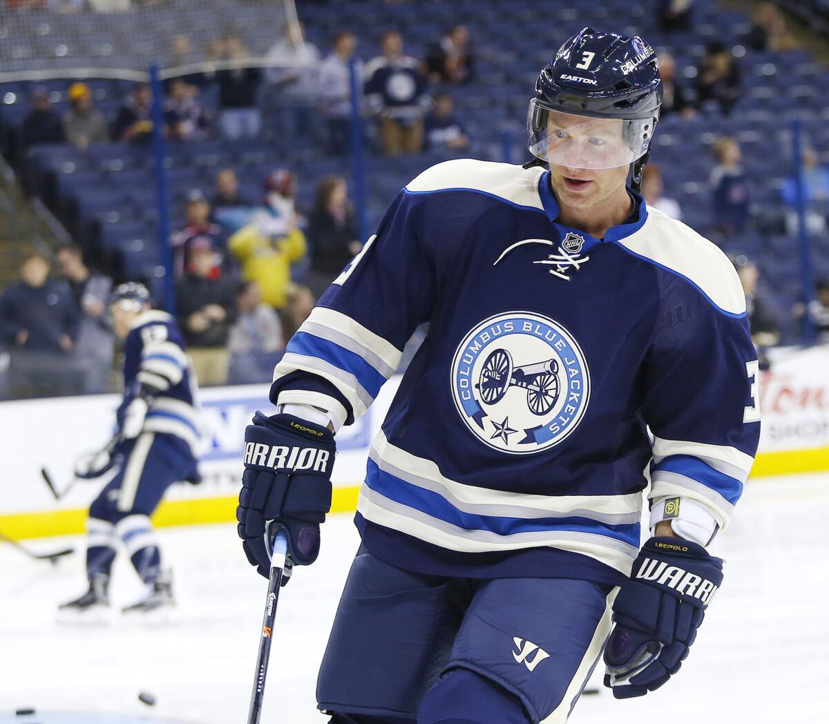 Jordan Leopold was traded by the Blue Jackets back home to Minnesota after his daughter wrote a letter pleading for his return.