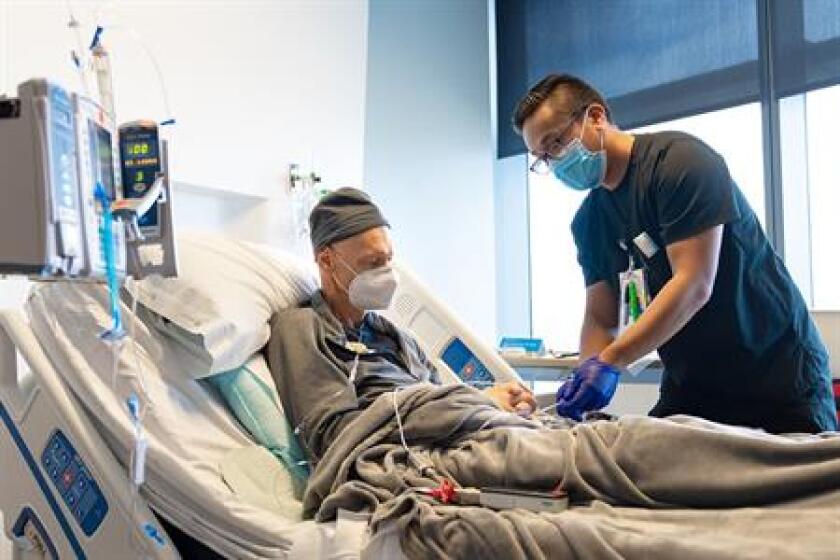 Cancer patient Bernard Thurman became the first to undergo a type of investigational cell therapy at UC San Diego Health.