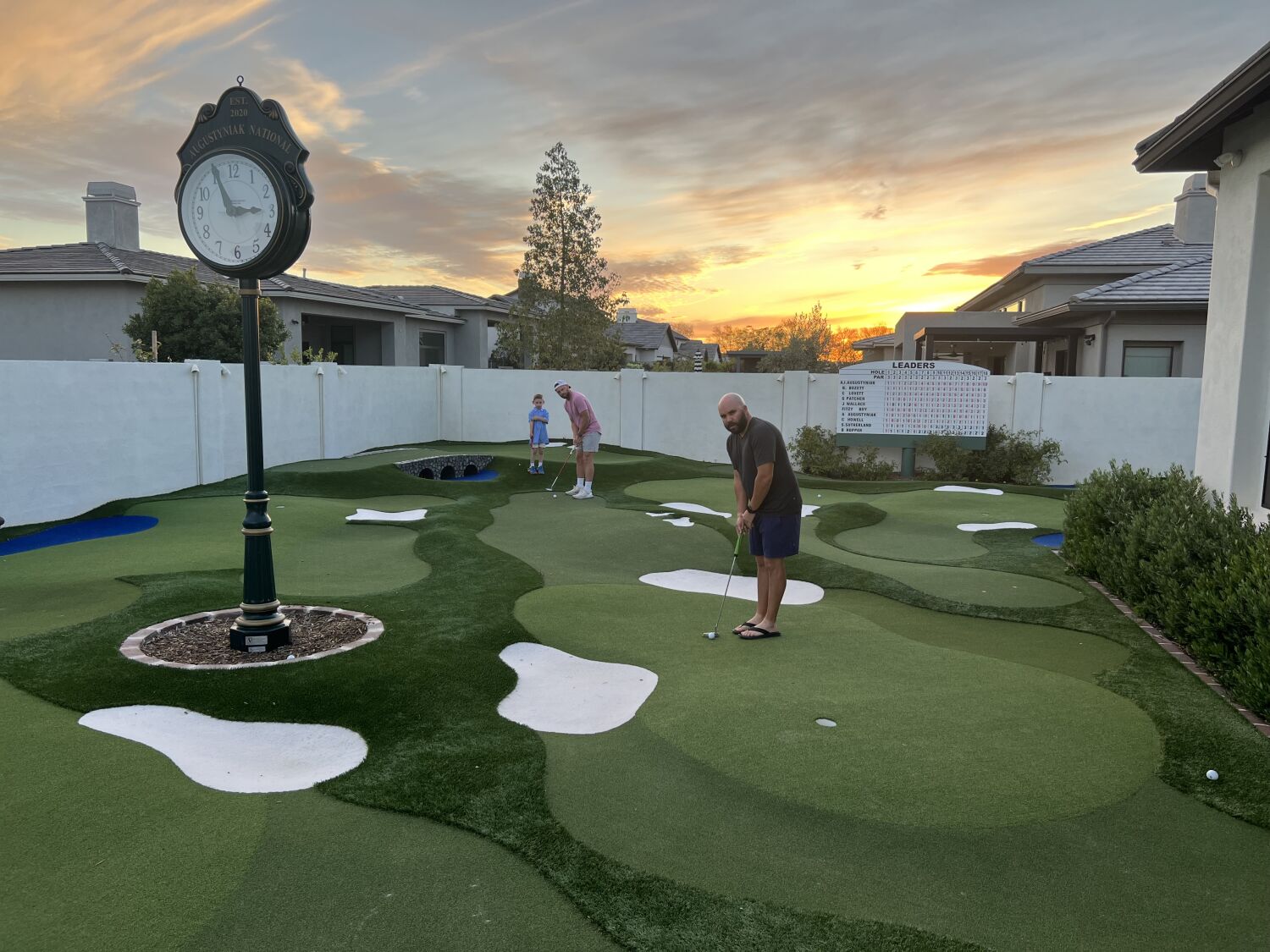 Love Augusta National? These golf fans built mini Masters paradises in backyards