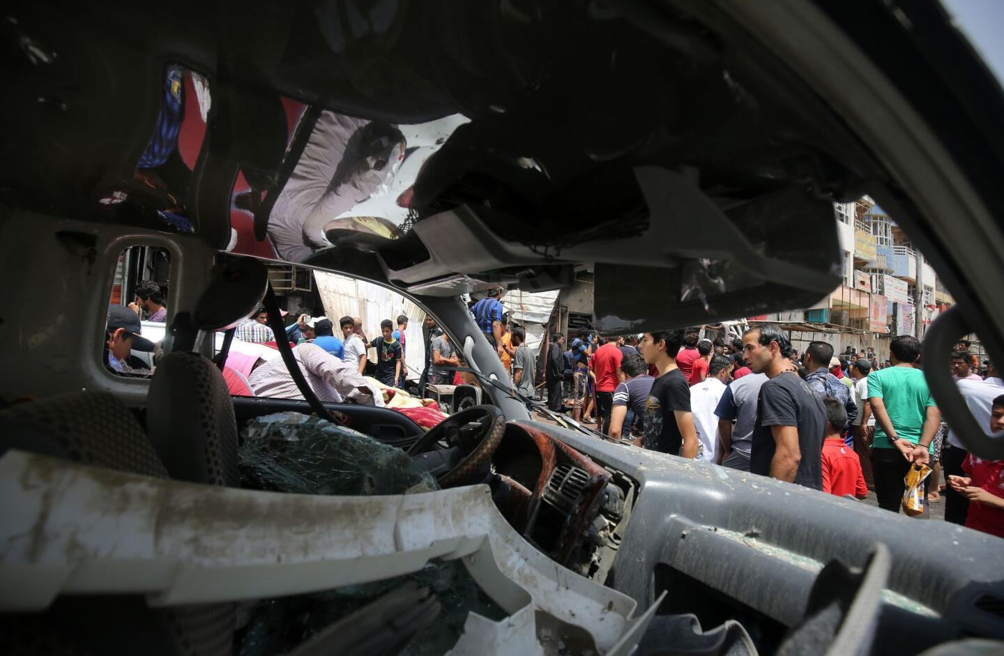 Car bombing in Sadr City, Iraq