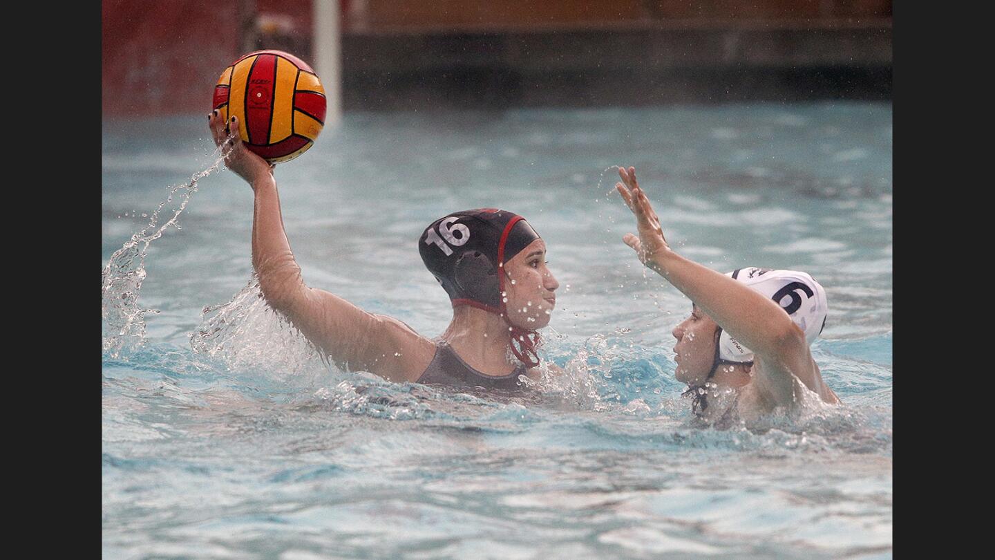 Photo Gallery: Crescenta Valley vs. Burroughs Pacific League girls' water polo