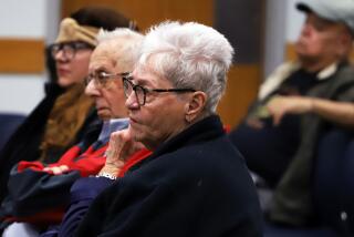 Seniors from the Costa Mesa Senior Center listen about the proposal of the new affordable housing community for seniors, during a community outreach event at the Costa Mesa Senior Center in Costa Mesa on Thursday, February 1, 2024. (Photo by James Carbone)