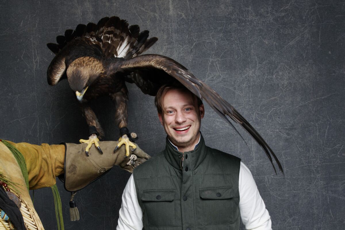 Director Otto J. Bell of the film "The Eagle Huntress."