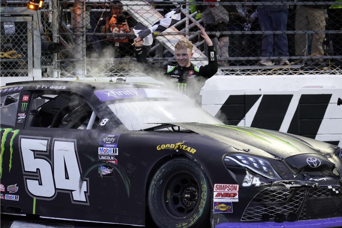 Ty Gibbs wins NASCAR Xfinity Series 