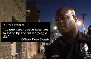 Join an L.A. police officer on his skid row beat