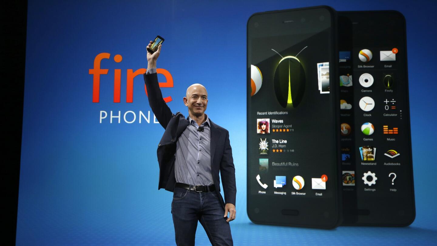 Jeff Bezos launches the Fire Phone