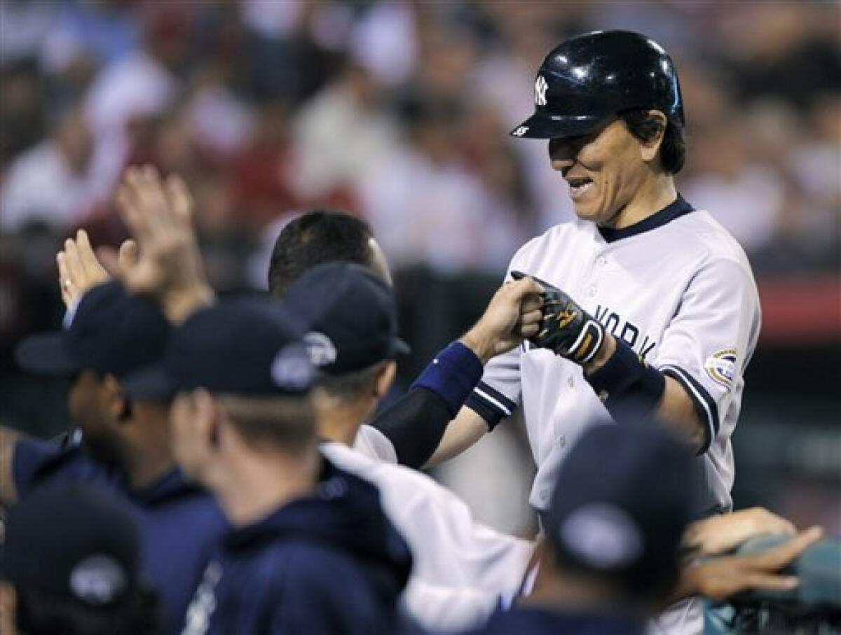 Former New York Yankees' Hideki Matsui, of Japan, is seen during
