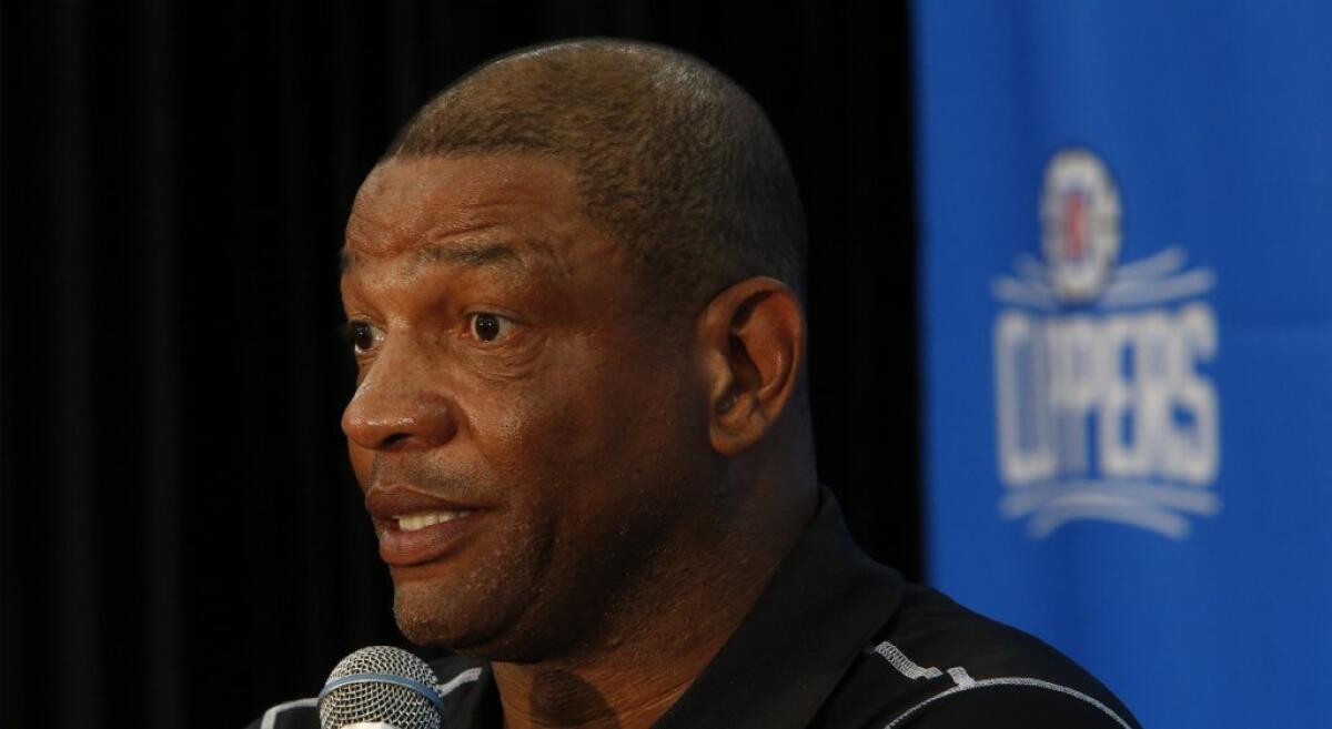 Doc Rivers, Clippers coach and president of basketball operations, said the team could be interested in acquiring a second-round pick in Thursday's NBA draft.