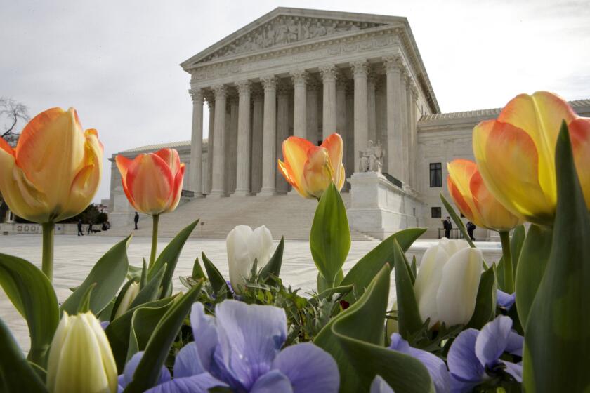 The Supreme Court in Washington on April 4.