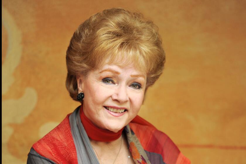 Actress Debbie Reynolds poses for a portrait in Beverly Hills on May 21, 2013.
