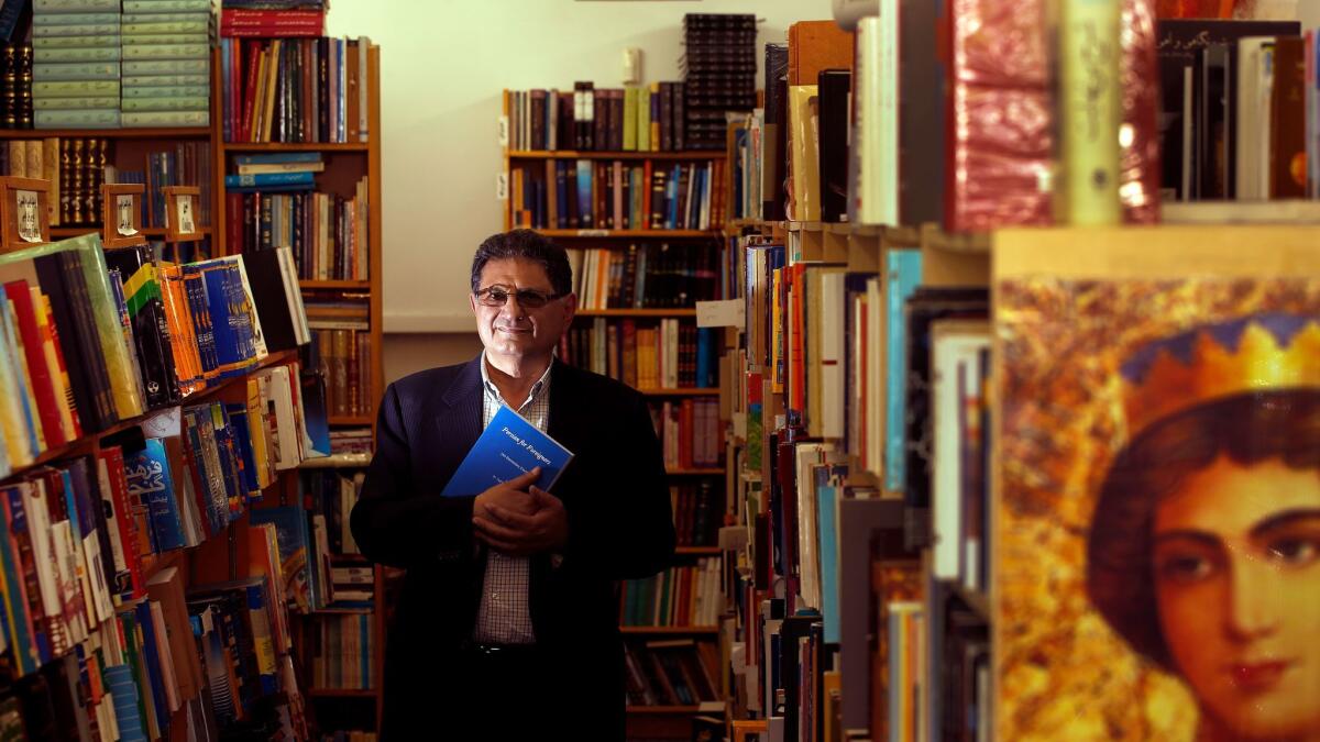 Owner Bijan Khalili in his Ketab Corp. bookstore in 2015.