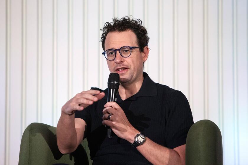 Dario Amodei, co-founder and chief executive officer of Anthropic, speaking in India in February.