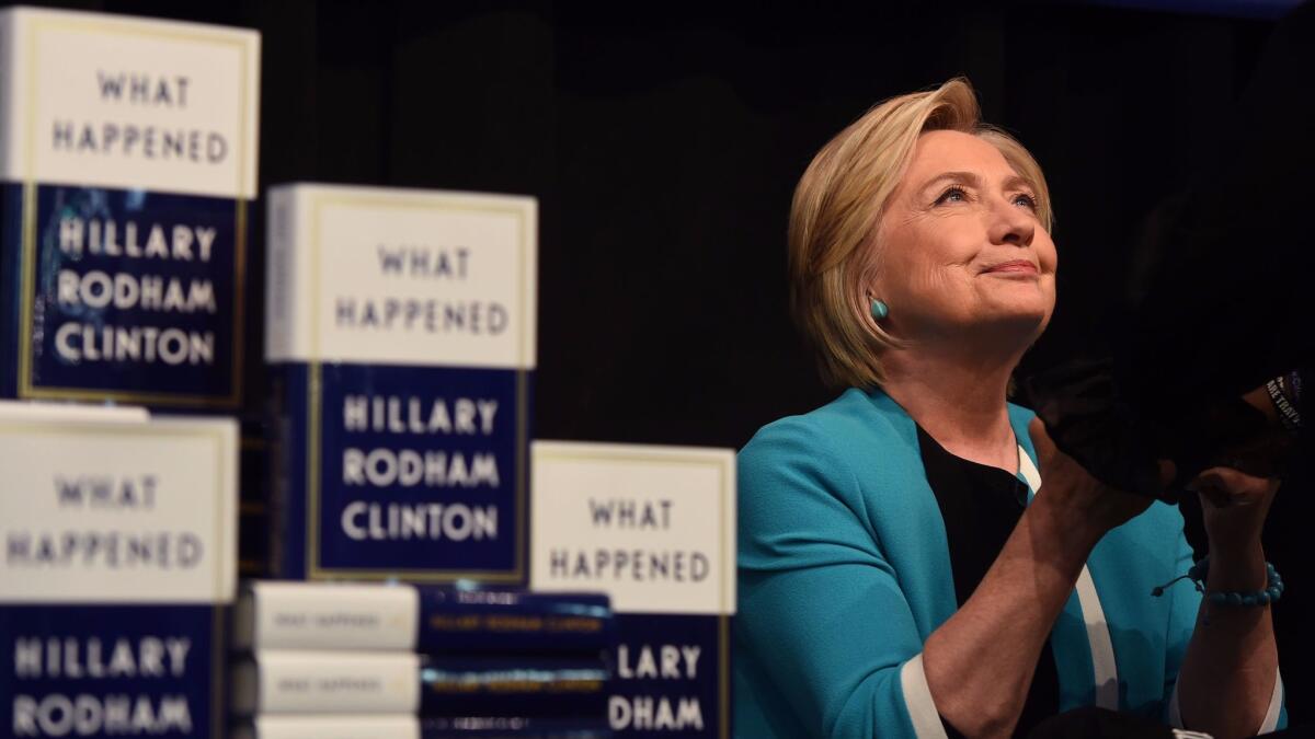 Hillary Clinton offers her take on the 2016 presidential election in her just-published memoir "What Happened."