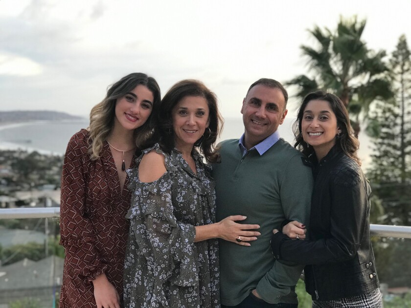 The Chalhoub family of La Jolla — Talia, Gisele, Fadi and Caleen — launched a fundraiser for the people of Lebanon.