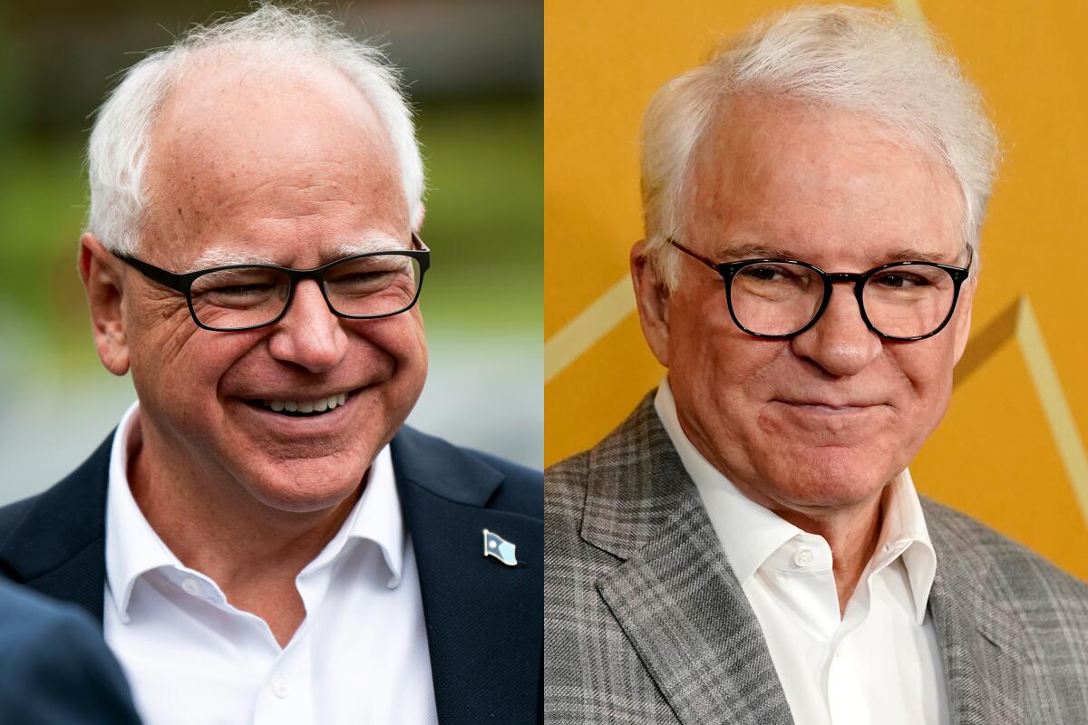 Why Steve Martin declined an offer to play Tim Walz on ‘SNL’ - Los
