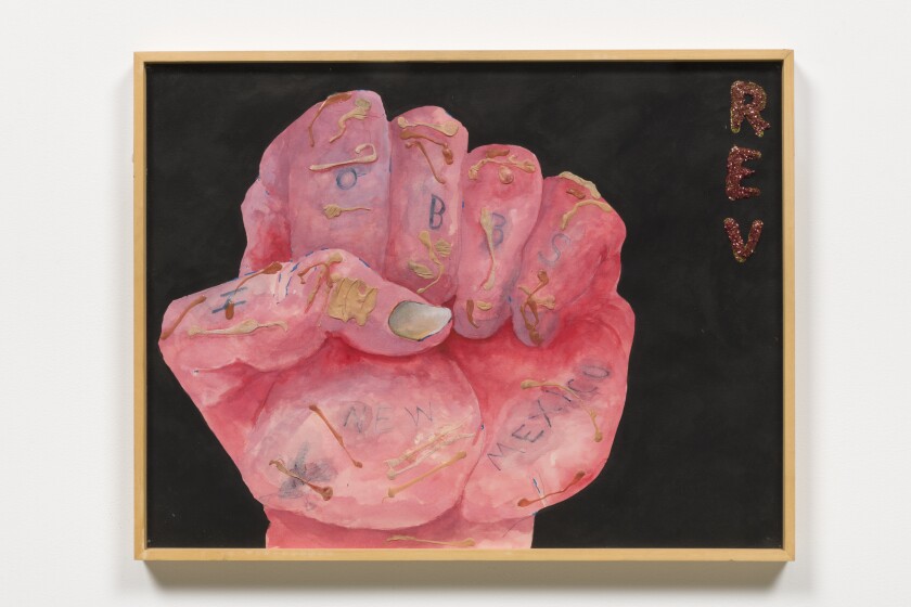 Terry Allen’s “Hobbs (Anterabbit/Bleeder)” at L.A. Louver