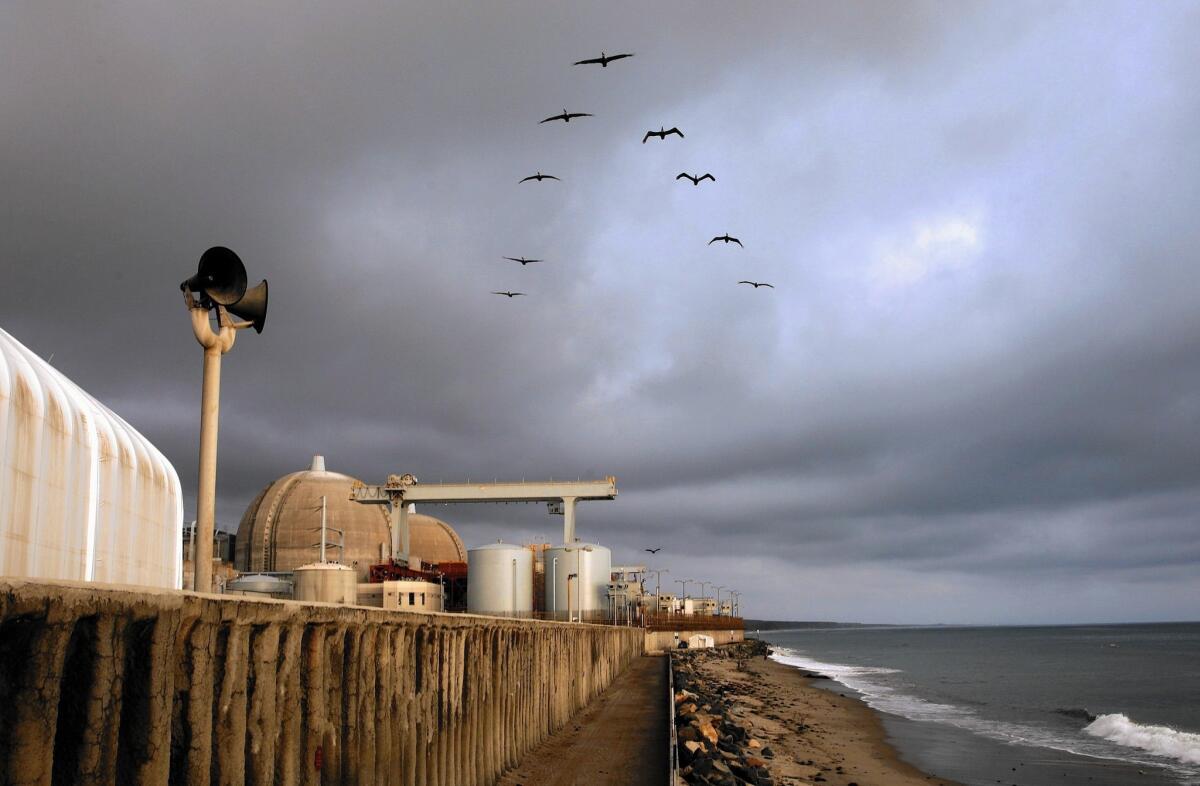 The San Onofre nuclear power plant was closed after a small radiation leak.