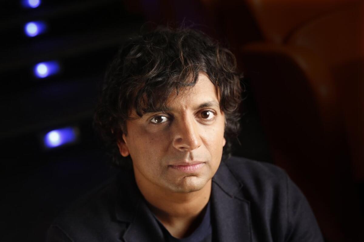 Writer-director M. Night Shyamalan has a new movie out called "Split."