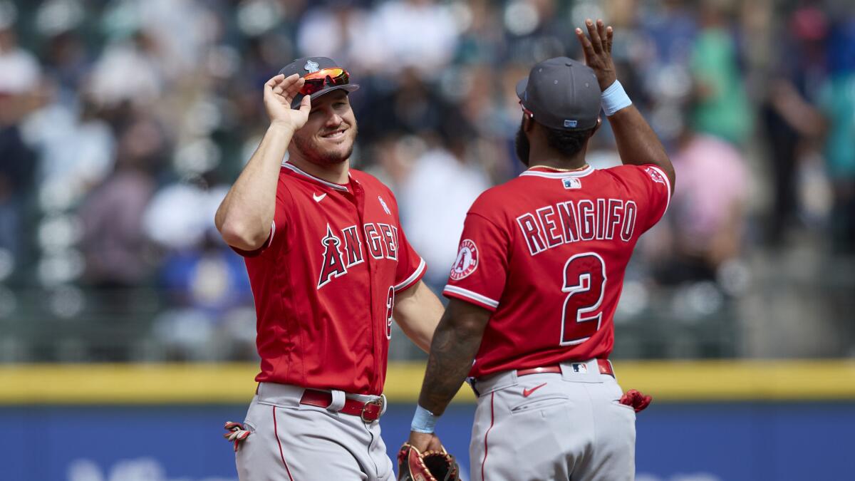 Mike Trout and Shohei Ohtani propel Angels past Mariners