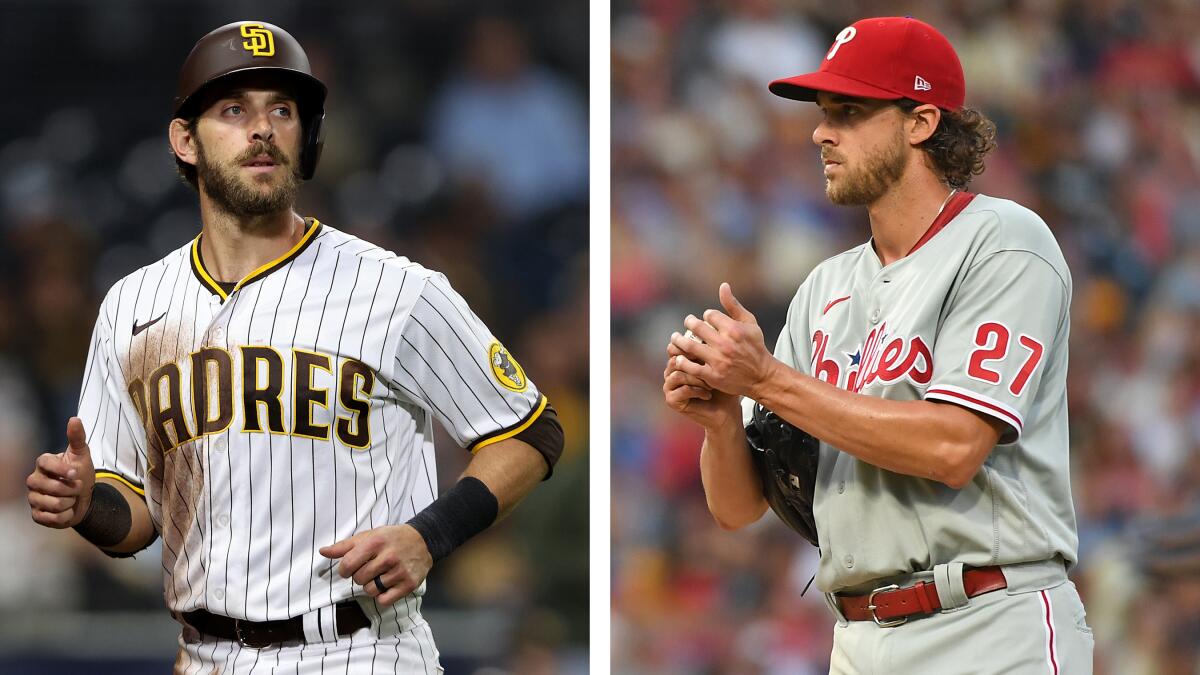 Padres' Austin Nola opens up on facing brother Aaron in NLCS matchup vs.  Phillies