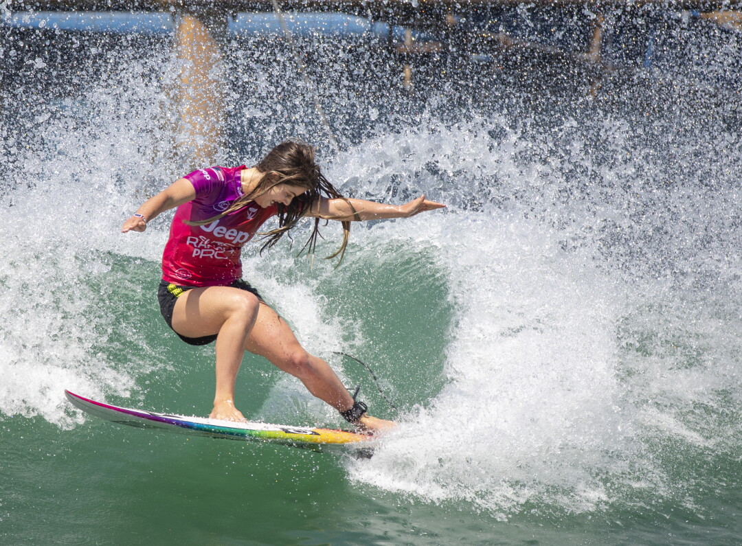 Caroline Marks, 19 ans, de San Clemente, marque un tournant en compétition.
