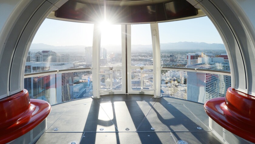 Las Vegas Hanky Panky In The High Roller Wheel Not A Good Idea Unless You Want To Get Busted Los Angeles Times