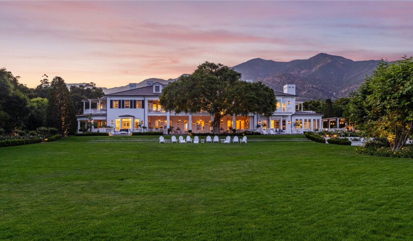 Rob Lowe's Montecito mansion
