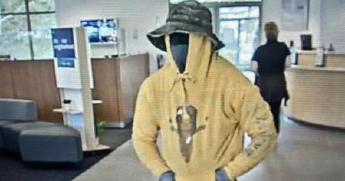 Masked man fires gun inside Chase Bank and flees with ,000